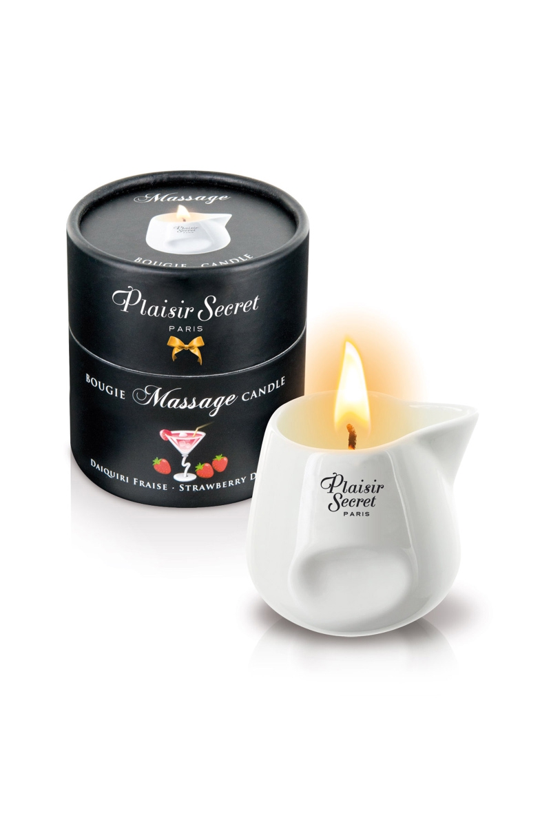 Bougie de massage - Daiquiri fraise 1 Bougie de massage - Daiquiri fraise