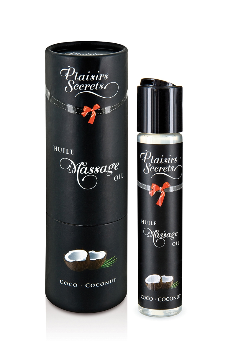 Huile de massage gourmande - Noix de coco 1 Huile de massage gourmande - Noix de coco