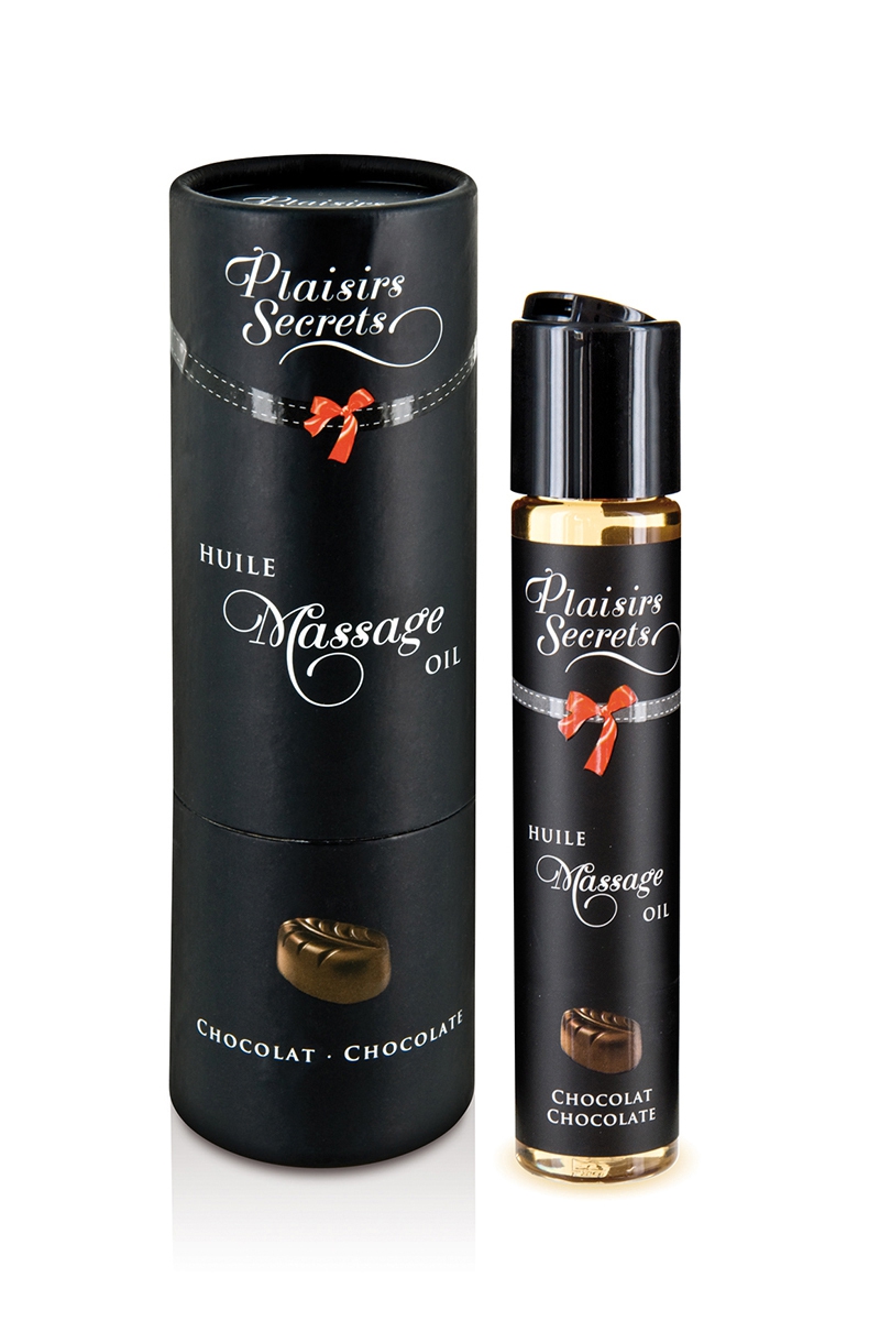 Huile de massage gourmande - Chocolat 1 Huile de massage gourmande - Chocolat