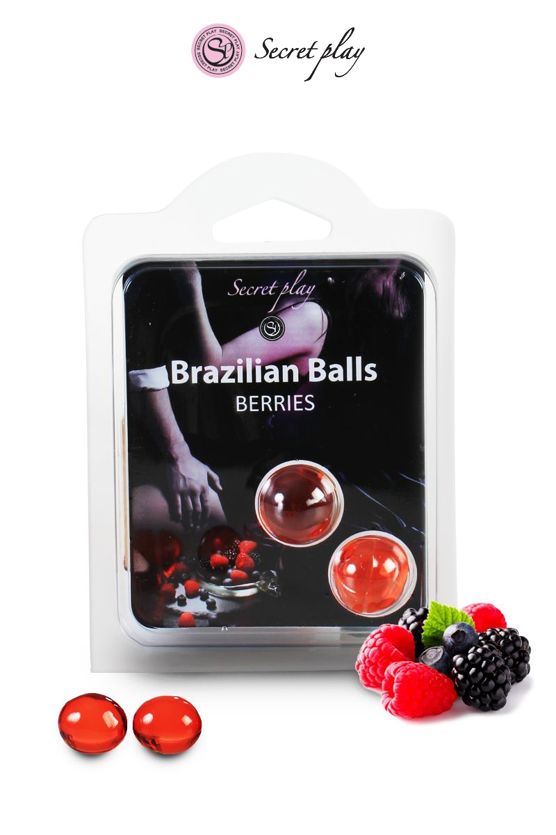 2 Brazilian Balls - baies rouges 1 2 Brazilian Balls - baies rouges