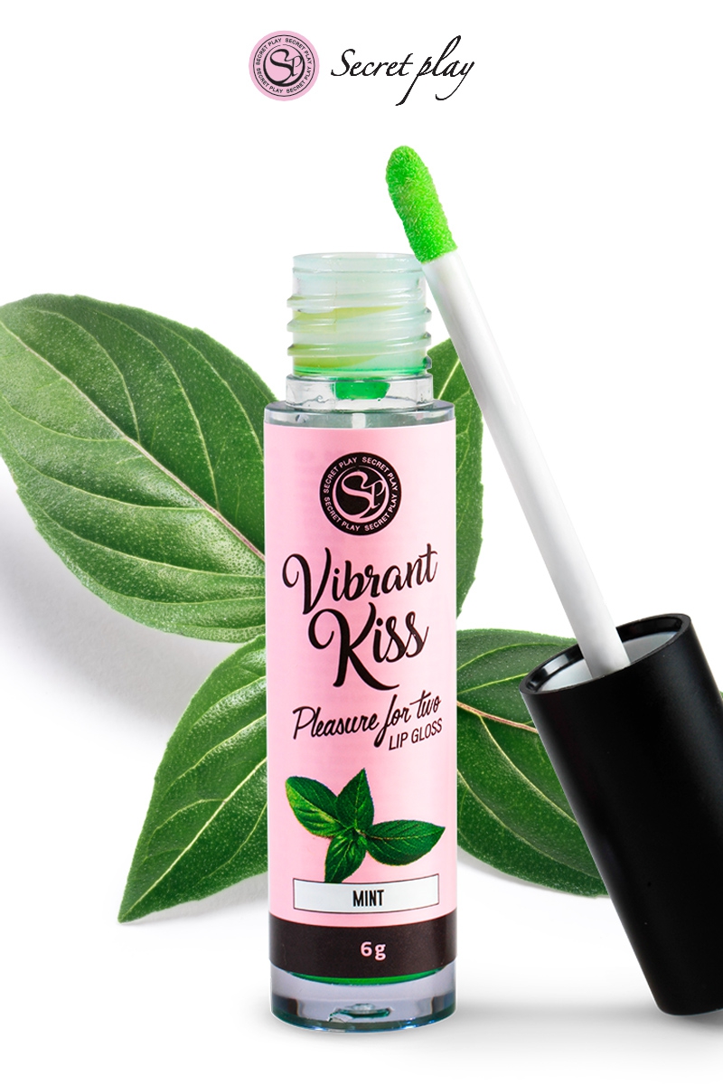 Brillant à lèvres stimulant - menthe 1 Brillant à lèvres stimulant - menthe