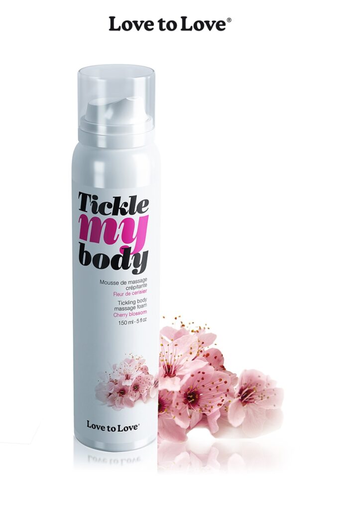 Mousse massage crépitante - cerisier