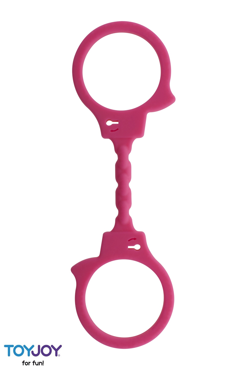 Menottes silicone stretchy - rose 1 Menottes silicone stretchy - rose
