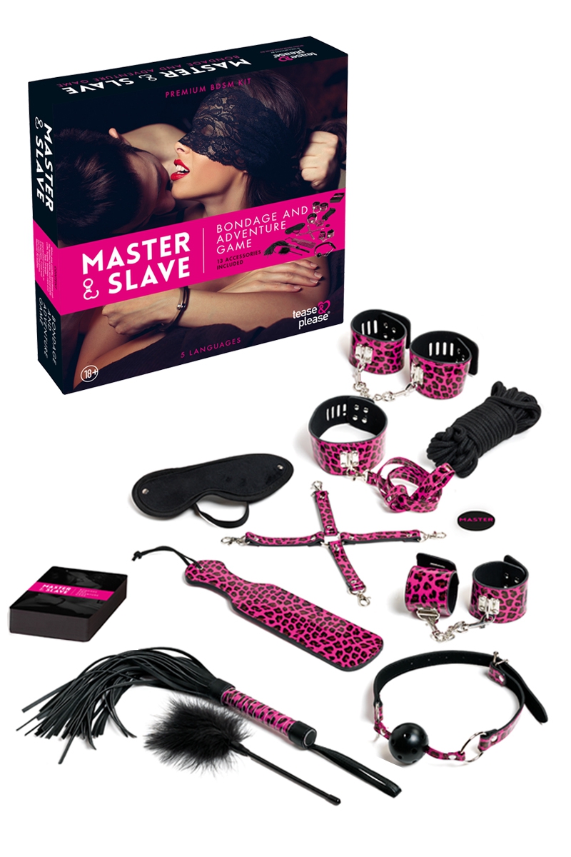 Jeu de bondage Master & Slave - rose 1 Jeu de bondage Master & Slave - rose