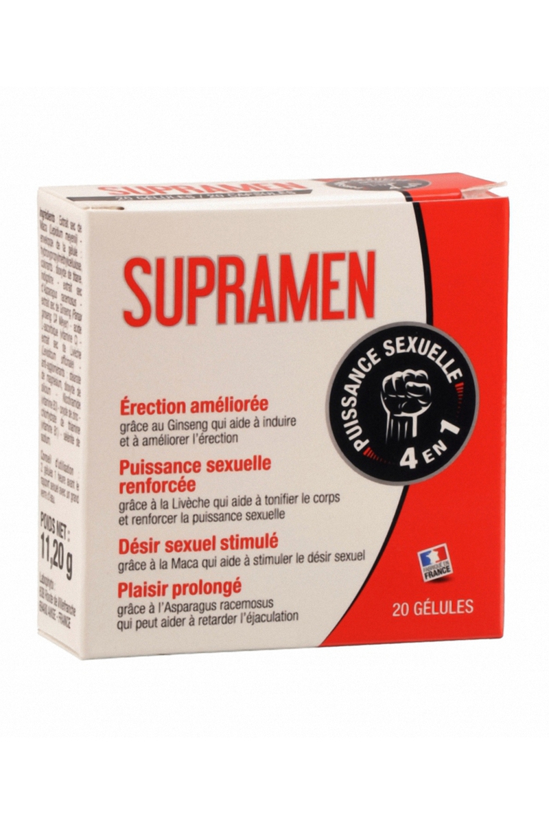 Supramen (20 gélules) - Aphrodisiaque 1 Supramen (20 gélules) - Aphrodisiaque
