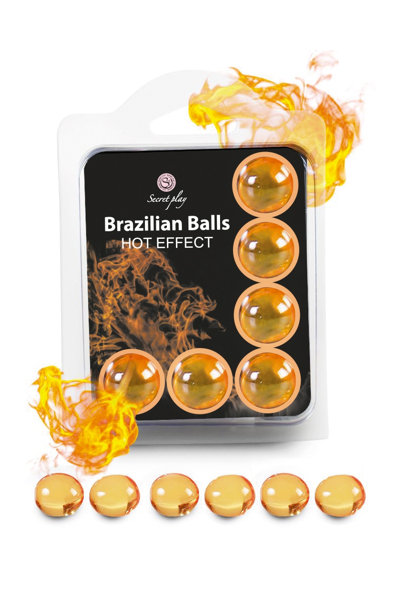 6 Brazilian Balls - effet chaleur 1 6 Brazilian Balls - effet chaleur
