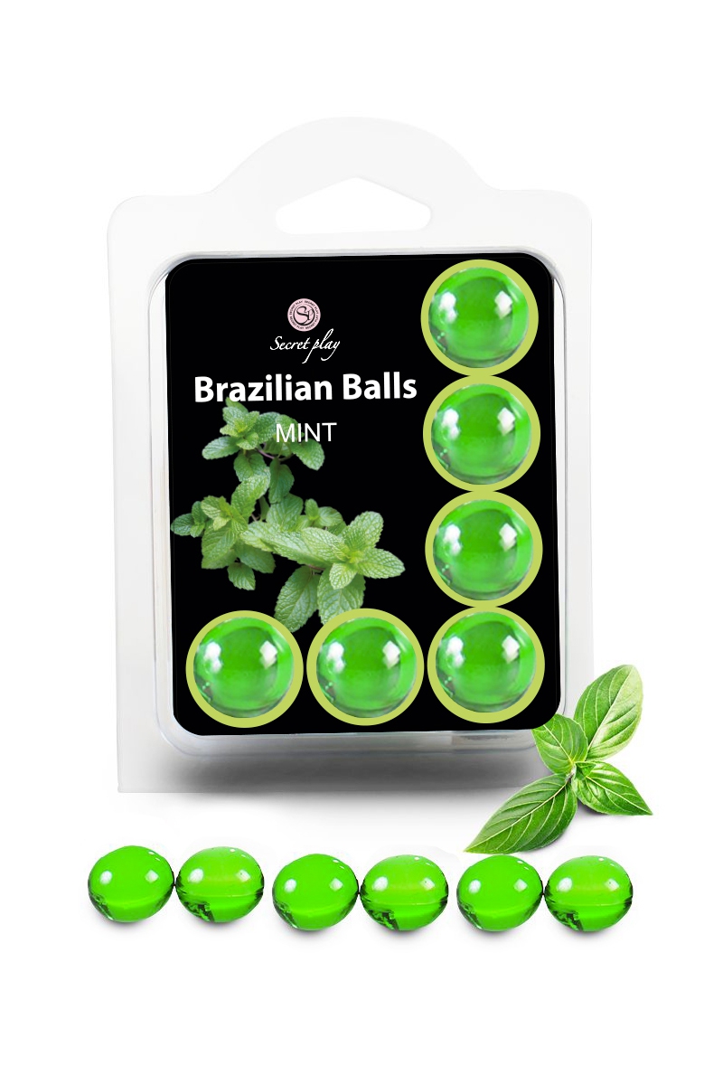 6 Brazilian Balls - menthe 1 6 Brazilian Balls - menthe
