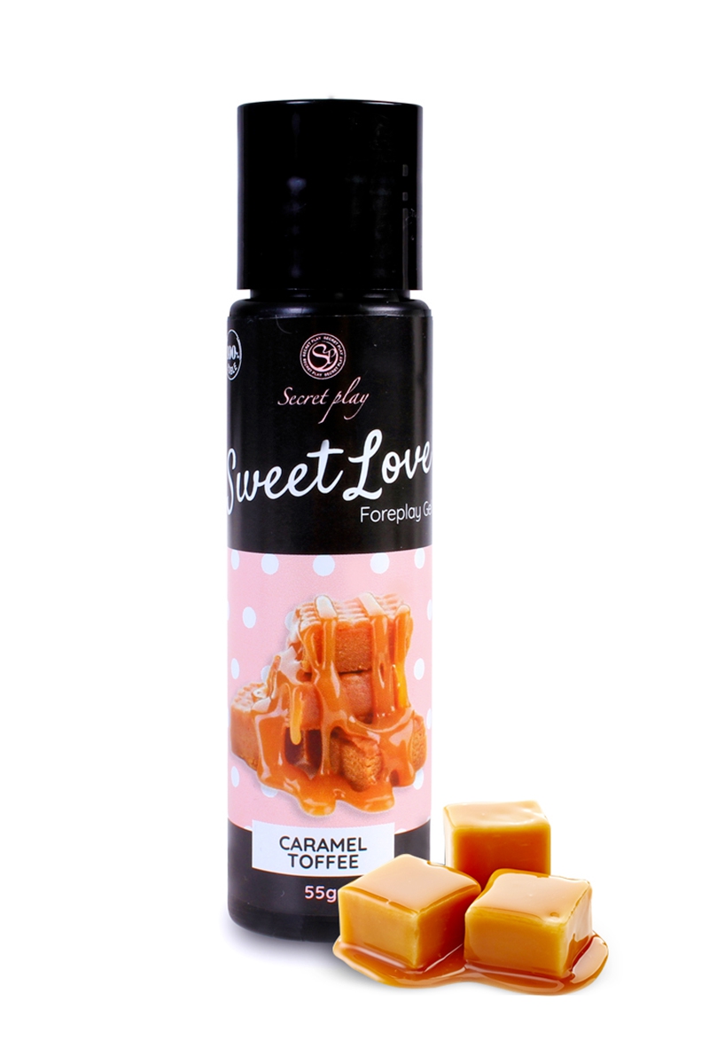 Lubrifiant comestible caramel toffee - 60ml 1 Lubrifiant comestible caramel toffee - 60ml