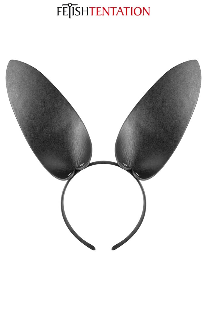 Oreilles de lapin en simili cuir - Fetish Tentation