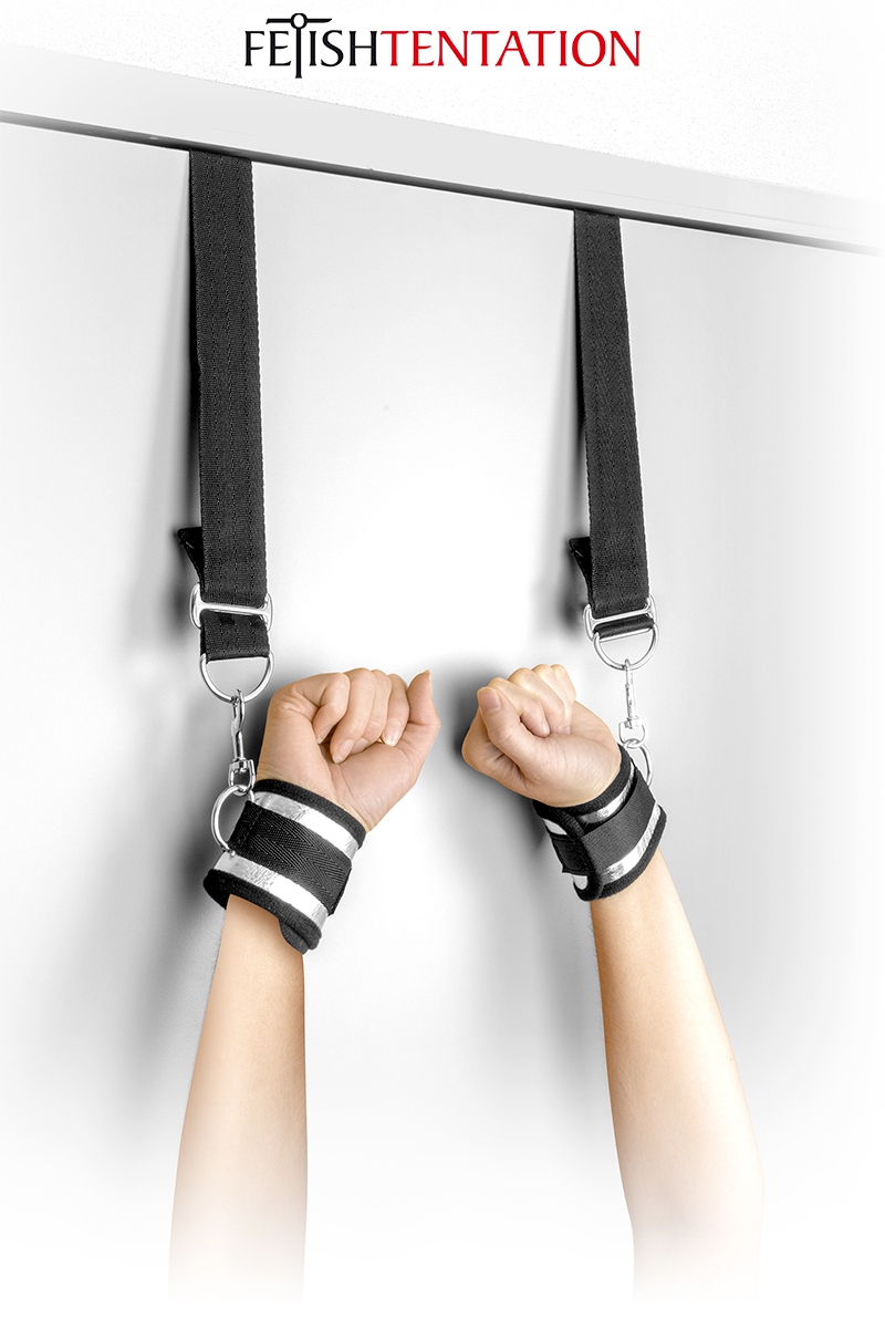 Menottes de suspension de porte Fetish Tentation 1 Menottes de suspension de porte Fetish Tentation
