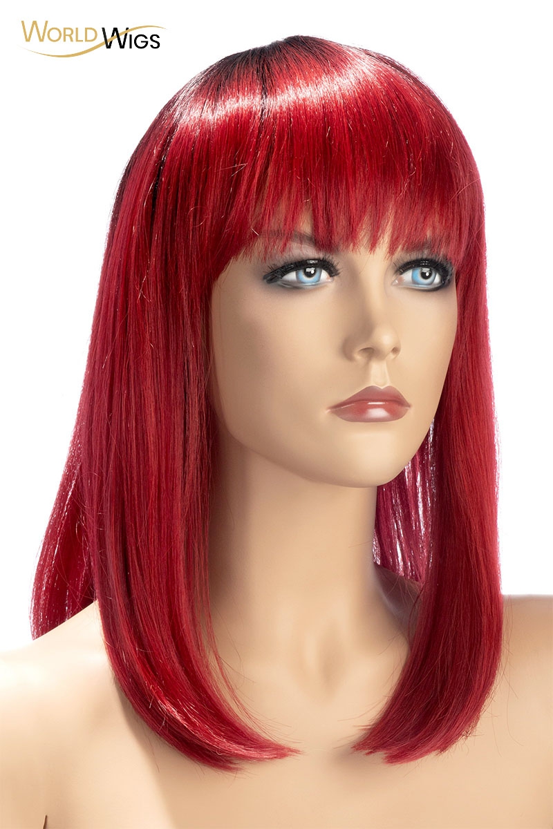 Perruque Elvira rouge - World Wigs 1 Perruque Elvira rouge - World Wigs