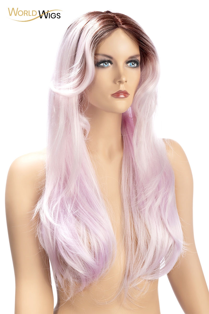 Perruque Aya parme - World Wigs 1 Perruque Aya parme - World Wigs