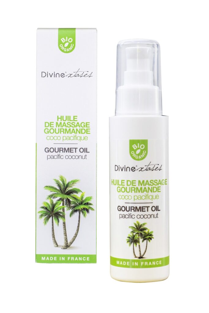 Huile de massage gourmande BIO Noix de coco