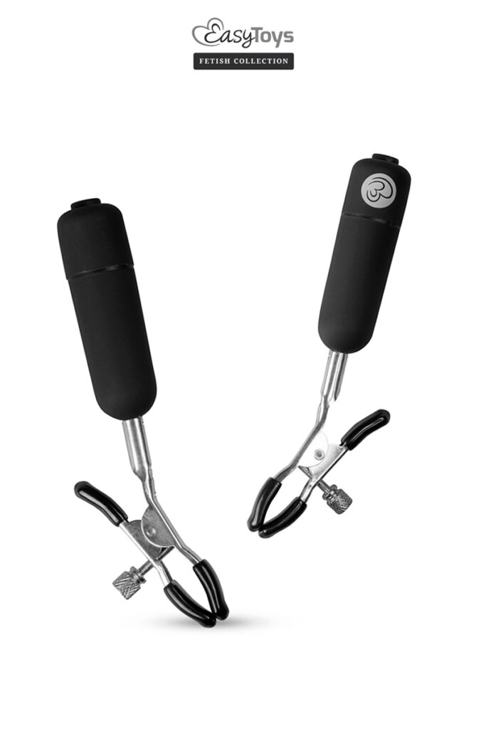 Pinces à tétons vibrantes - Easytoys Fetish Collection