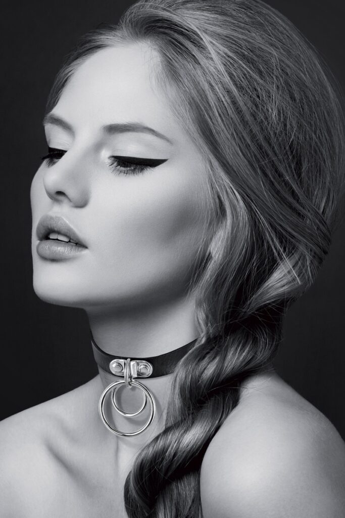 Collier Fetish avec double anneau - Bijoux pour Toi