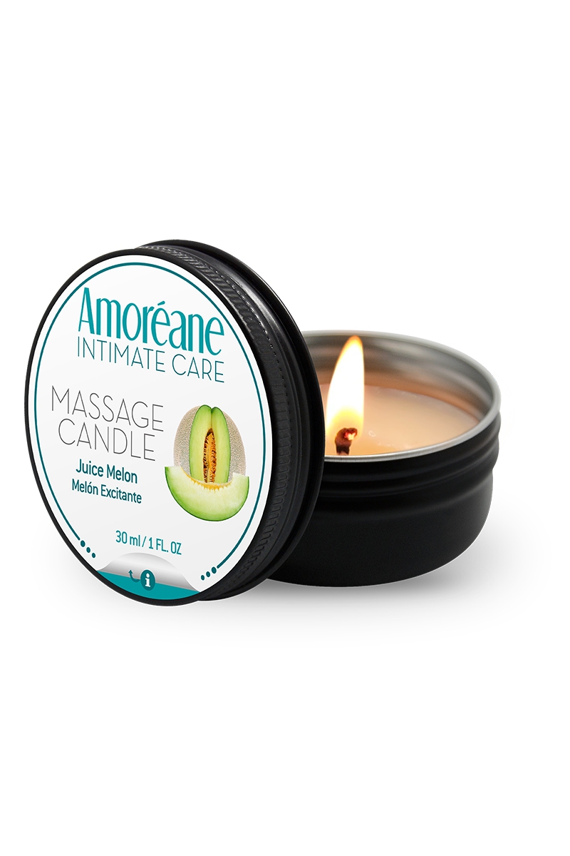 Bougie de massage melon - Amoreane 1 Bougie de massage melon - Amoreane