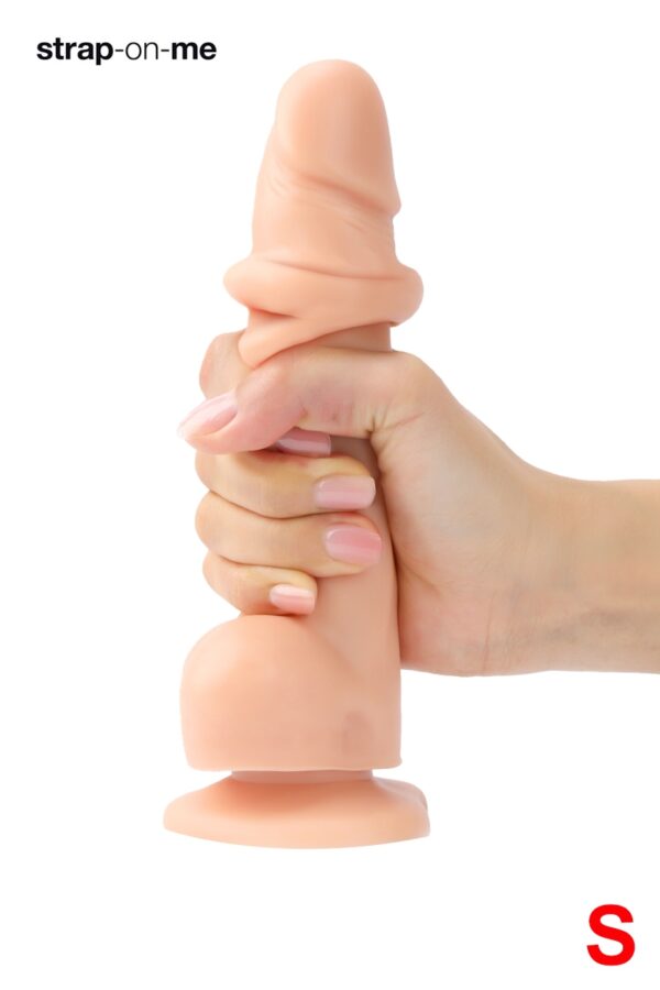 19104-1730396529.jpg Gode double densité sliding skin S - Strap On Me