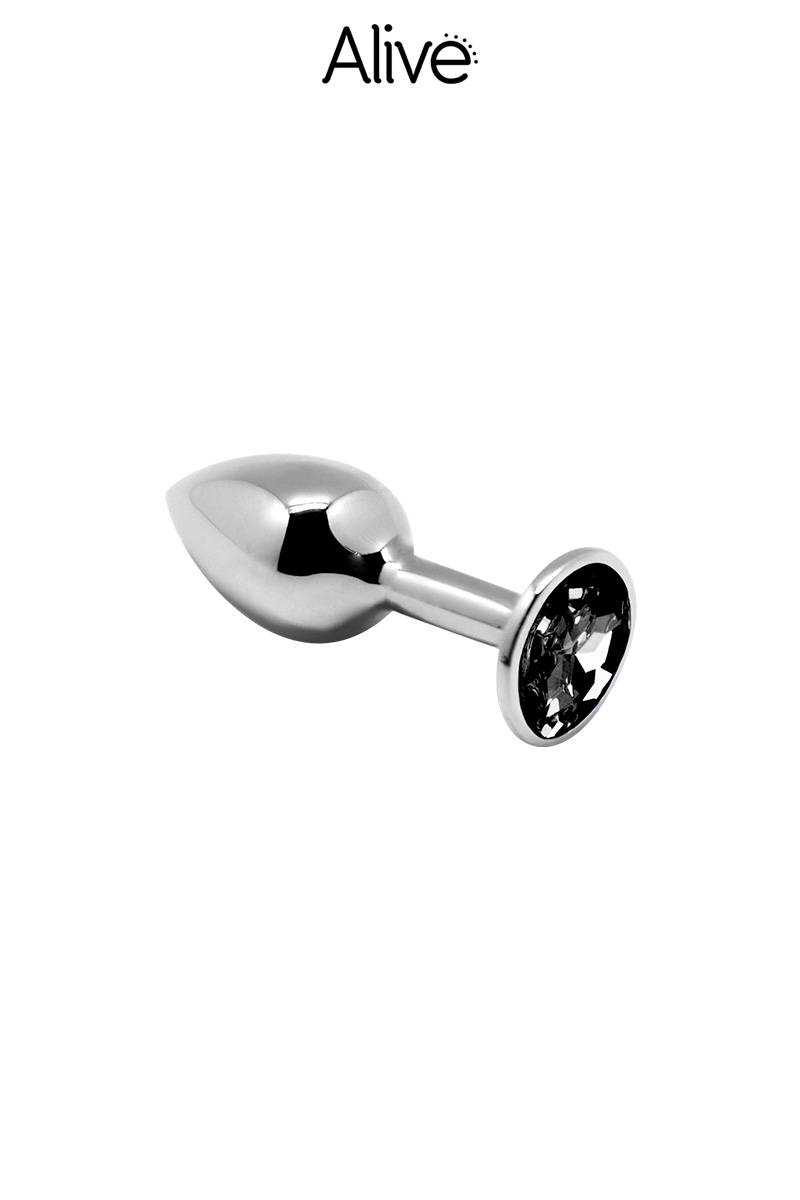 Plug métal bijou noir S - Alive 1 Plug métal bijou noir S - Alive