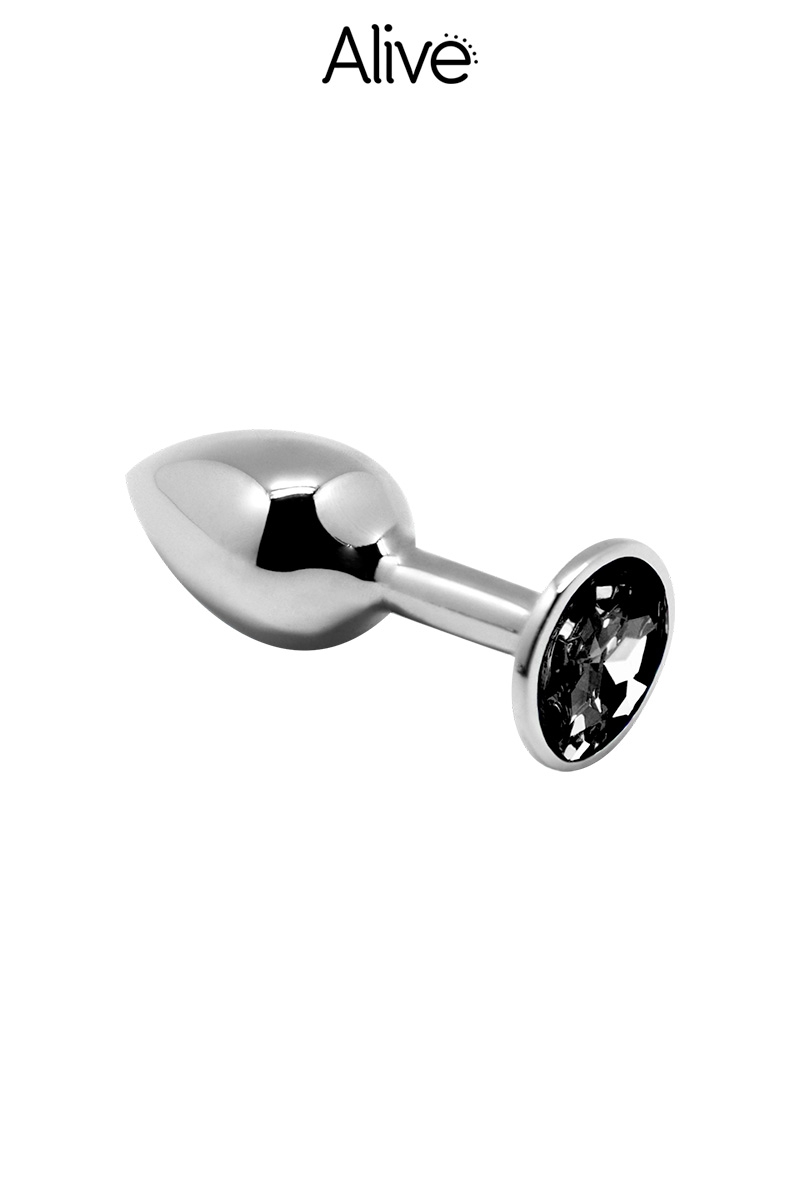 Plug métal bijou noir M - Alive 1 Plug métal bijou noir M - Alive