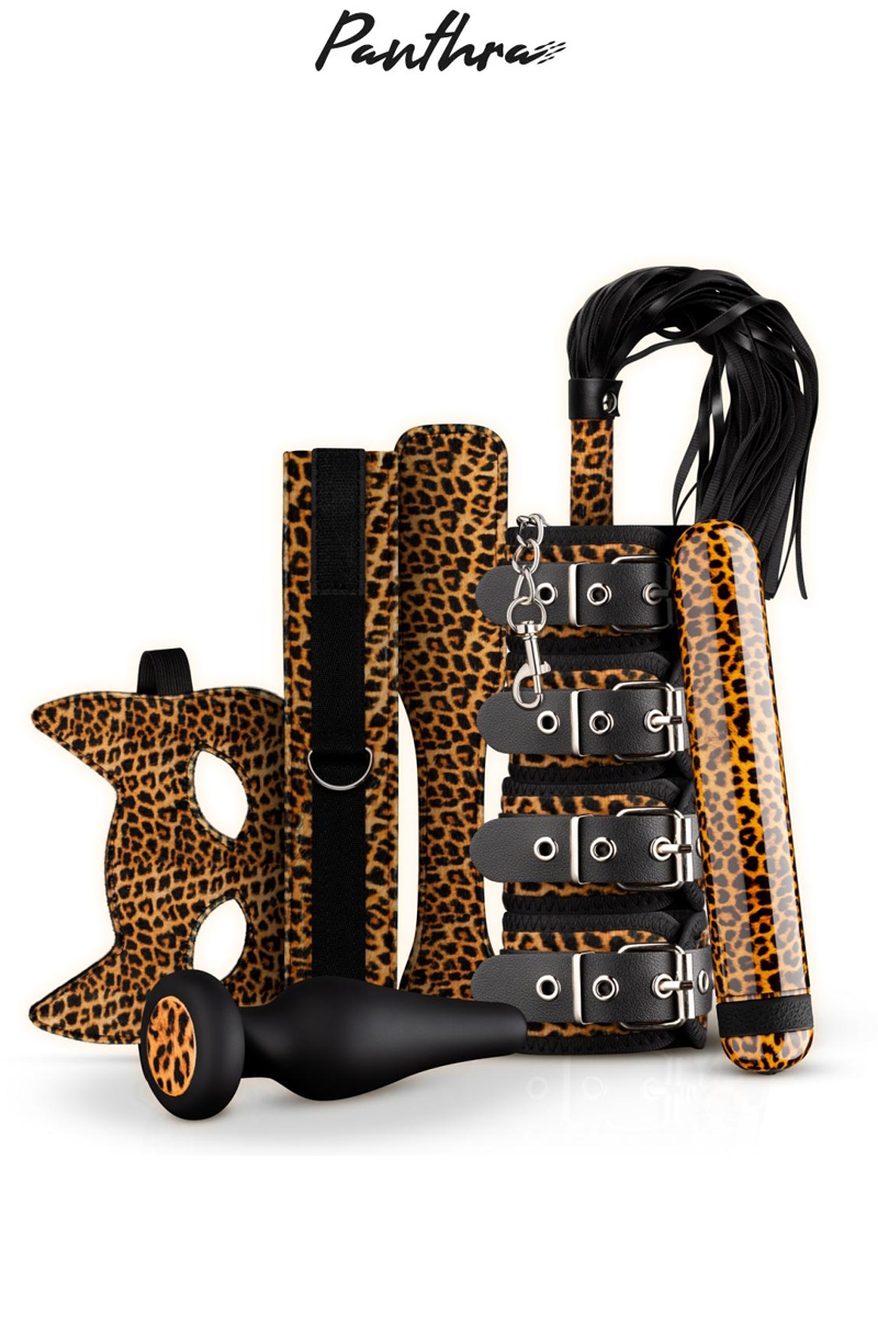 Kit BDSM 8 pièces Gato - Panthra 1 Kit BDSM 8 pièces Gato - Panthra