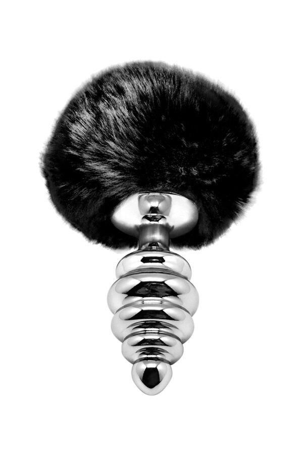19434-1730397265.jpg Plug métal Fluffy Twist M noir - Alive