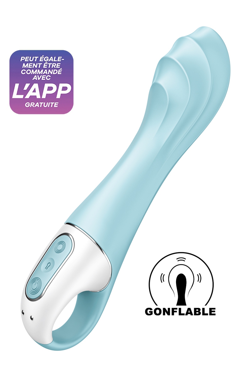 Vibro gonflable Satisfyer Air Pump Vibrator 5 1 Vibro gonflable Satisfyer Air Pump Vibrator 5