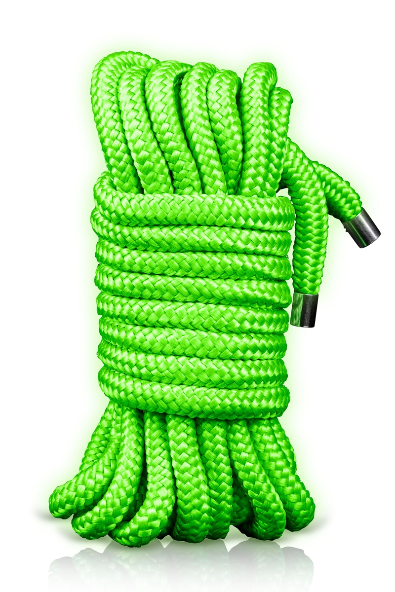 Corde de bondage phosphorescente 5m - Ouch 1 Corde de bondage phosphorescente 5m - Ouch
