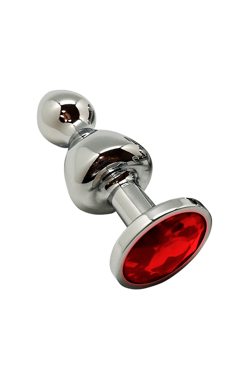 Plug bijou Lollypop rouge S - Wooomy 1 Plug bijou Lollypop rouge S - Wooomy