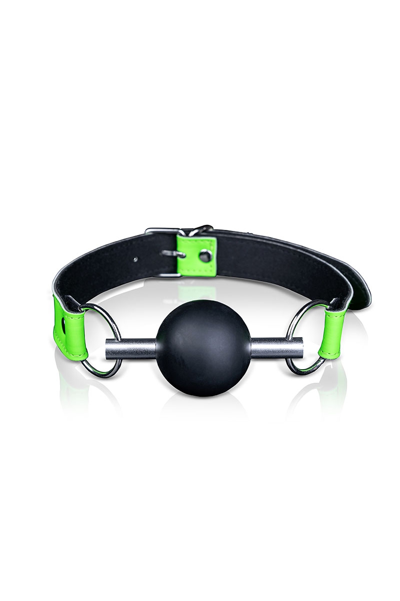 Baillon boule phosphorescent - Ouch 1 Baillon boule phosphorescent - Ouch