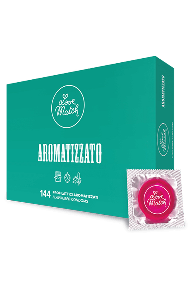 144 préservatifs aromatisés Love Match 1 144 préservatifs aromatisés Love Match
