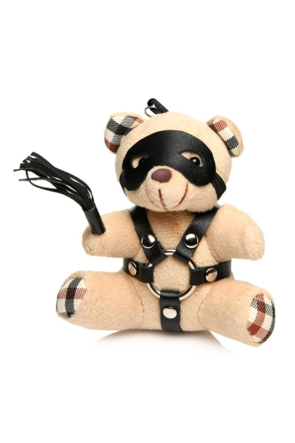 20760-1730404284.jpg Porte-clés Teddy Bear BDSM avec martinet