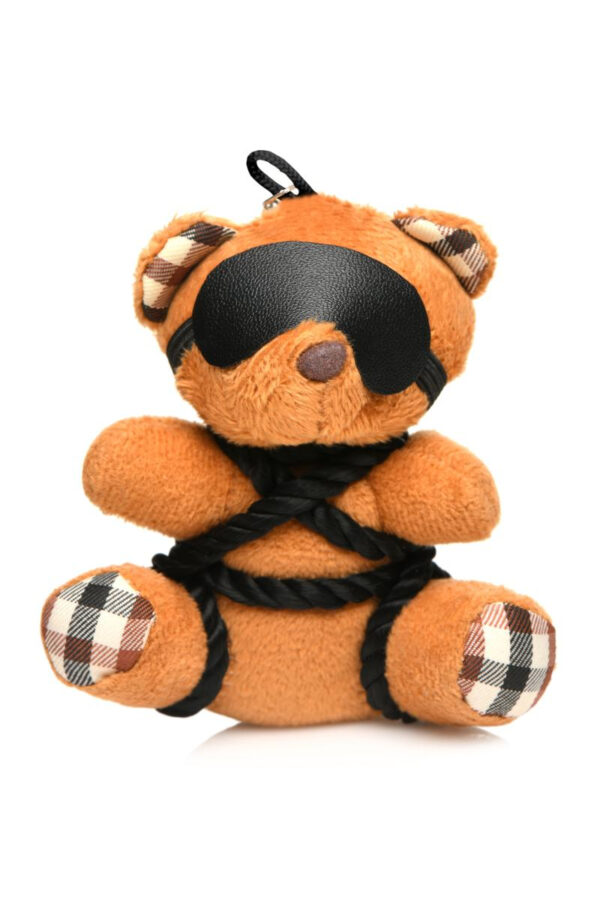 20761-1730404243.jpg Porte-clés Teddy Bear en tenue Bondage