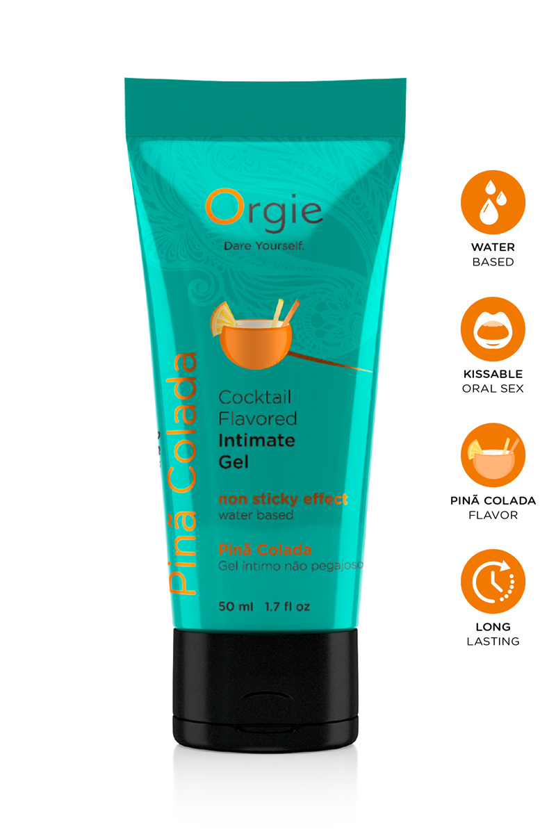 Gel intime Lube Tube Cocktail Pina Colada 50ml 1 Gel intime Lube Tube Cocktail Pina Colada 50ml
