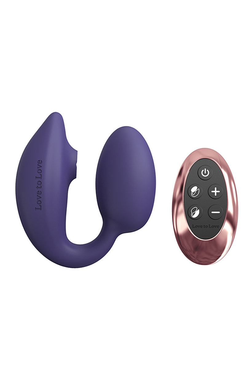 Double stimulateur Wonderlover violet - Love to Love 1 Double stimulateur Wonderlover violet - Love to Love