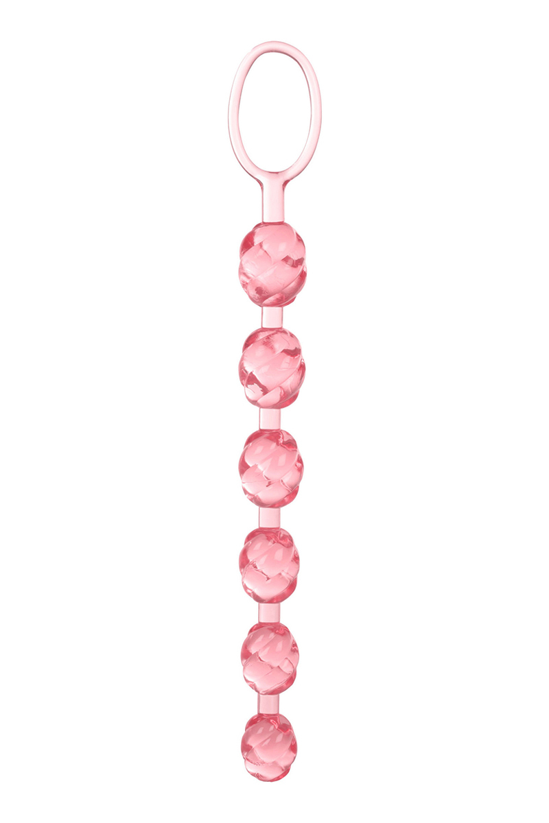 Chaine anale CalExotics Swirl rose 1 Chaine anale CalExotics Swirl rose