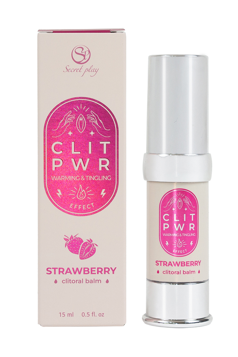 Baume pour clitoris Clit Pwr Fraise 1 Baume pour clitoris Clit Pwr Fraise