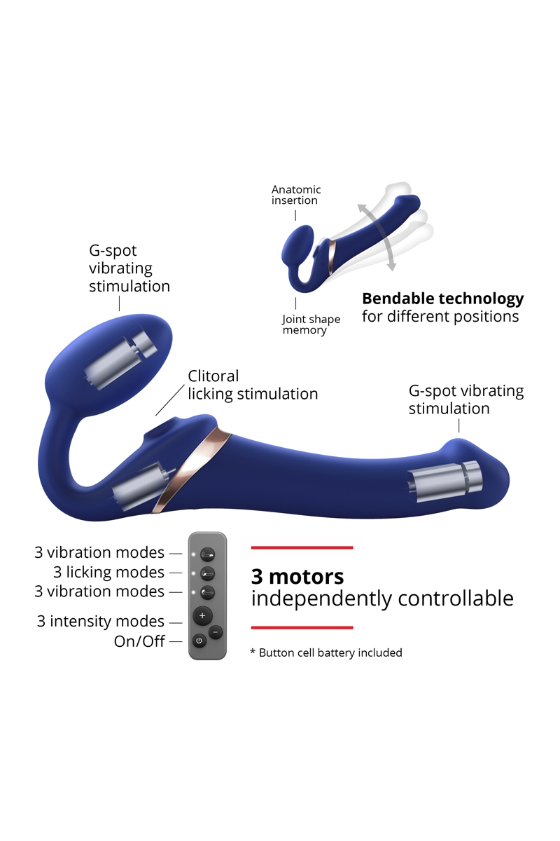 Strap-on-me Multi Orgasm bleu nuit XL 2 Strap-on-me Multi Orgasm bleu nuit XL – Image 2