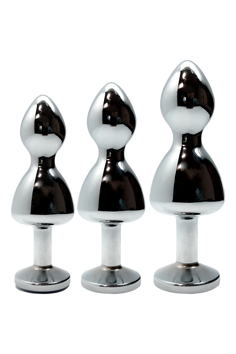 Plug bijou Lollypop transparent M - Wooomy 2 Plug bijou Lollypop transparent M - Wooomy – Image 2