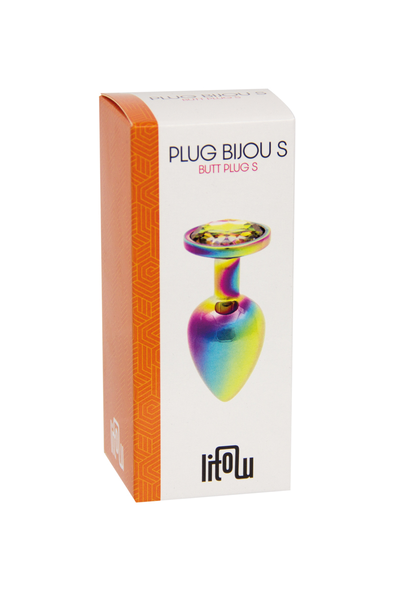 Plug bijou arc-en-ciel S - Litolu 2 Plug bijou arc-en-ciel S - Litolu – Image 2