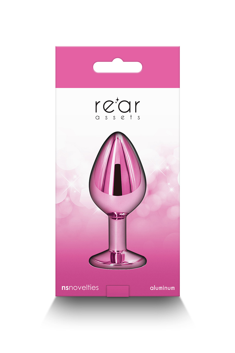 Plug bijou aluminium chromé rose M 2 Plug bijou aluminium chromé rose M – Image 2