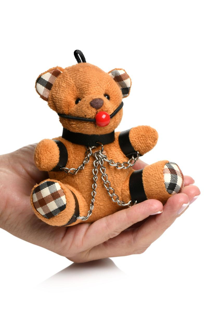 Porte-clés Teddy Bear bâillonné 2 Porte-clés Teddy Bear bâillonné – Image 2