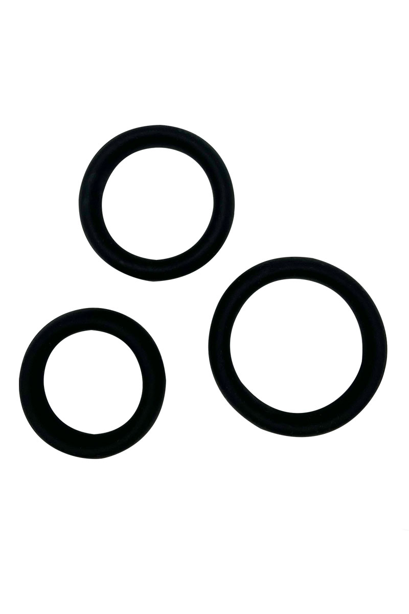 Kit 3 cockrings Sensual Pleasure Rings - Alive 2 Kit 3 cockrings Sensual Pleasure Rings - Alive – Image 2