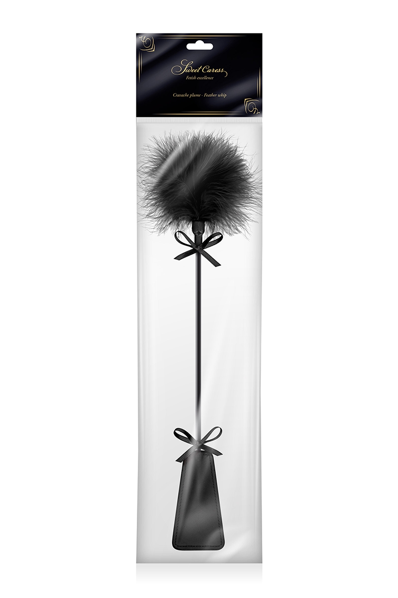 Tapette avec pompon noir - Sweet Caress 2 Tapette avec pompon noir - Sweet Caress – Image 2