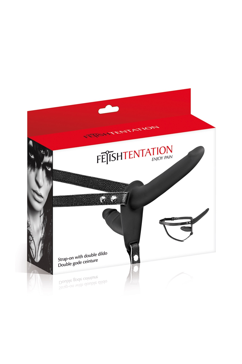 Double gode ceinture noir - Fetish Tentation 2 Double gode ceinture noir - Fetish Tentation – Image 2