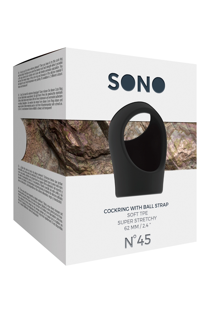 Cockring avec Ball Strap SONO 45 2 Cockring avec Ball Strap SONO 45 – Image 2