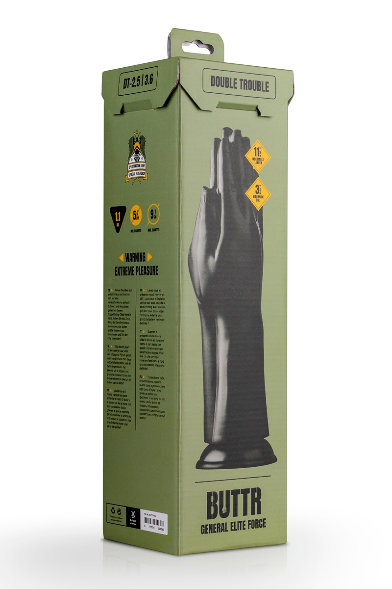 Mains jointes 30,7x9,1cm Double Trouble - BUTTR 2 Mains jointes 30,7x9,1cm Double Trouble - BUTTR – Image 2