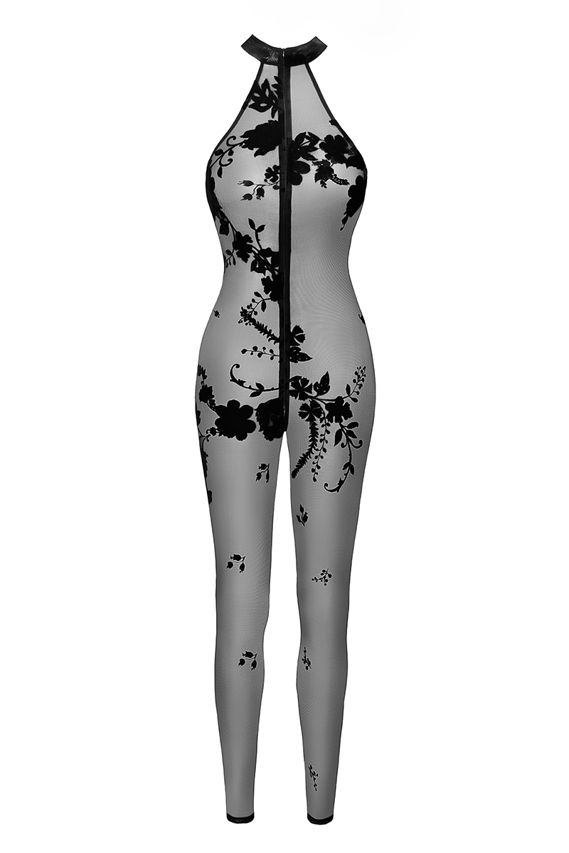 Combinaison zippée Ego F315 tulle floqué 3 Combinaison zippée Ego F315 tulle floqué – Image 3