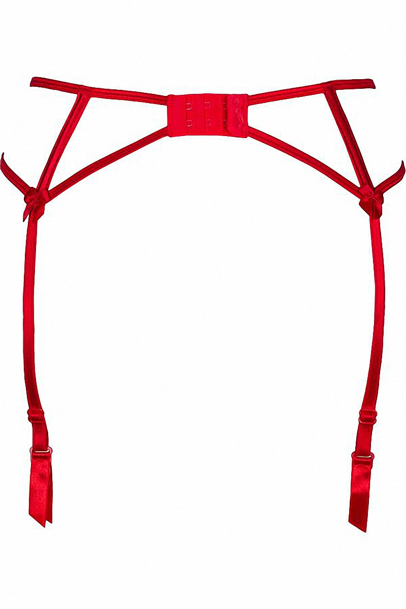Porte-jarretelles rouge V-8862 - Axami 3 Porte-jarretelles rouge V-8862 - Axami – Image 3