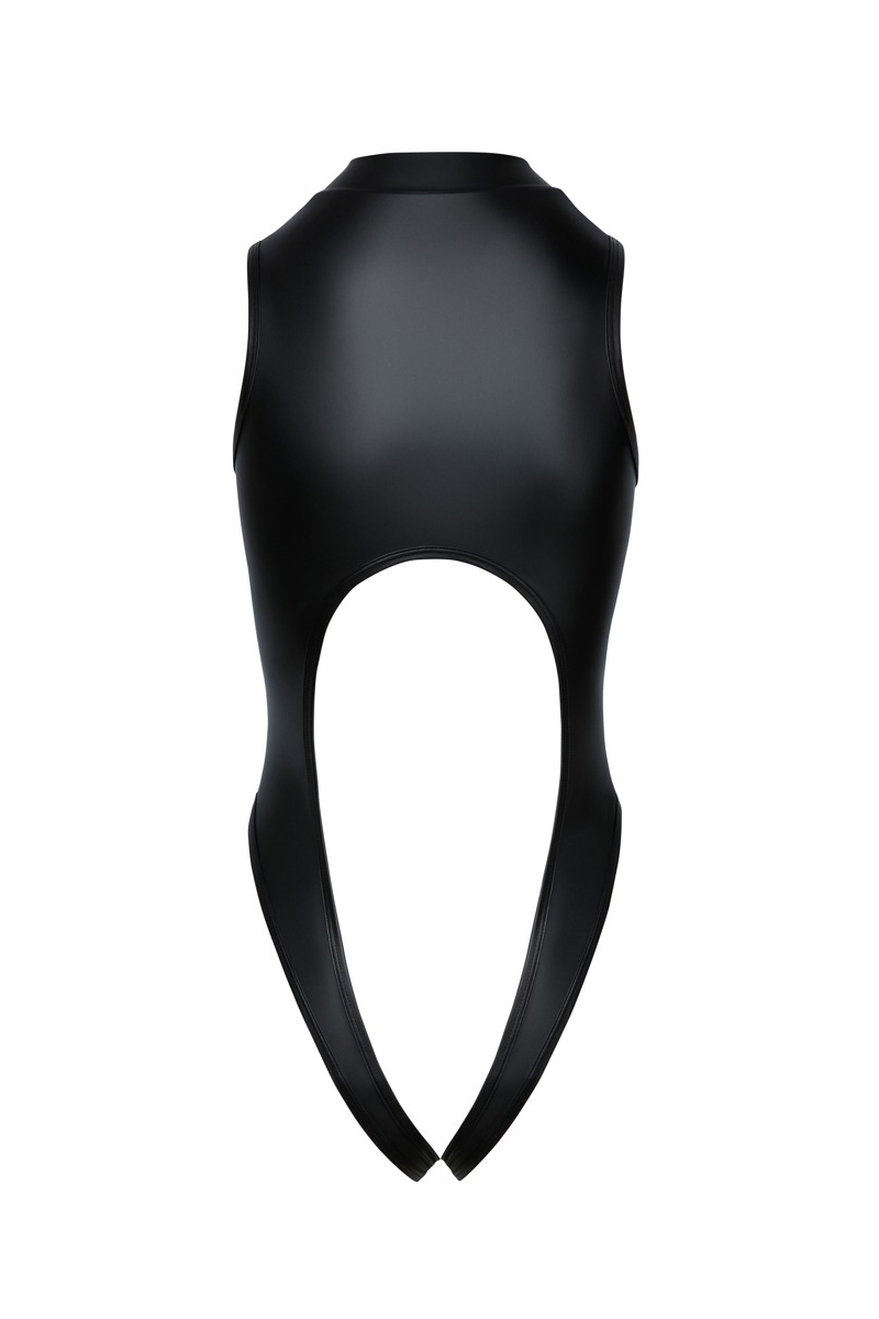 Body noir ouvert à l'entrejambe - Cotelli Lingerie 3 Body noir ouvert à l'entrejambe - Cotelli Lingerie – Image 3