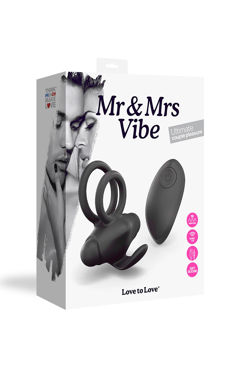 Cockring vibrant télécommandé Mr and Mrs Vibe 3 Cockring vibrant télécommandé Mr and Mrs Vibe – Image 3